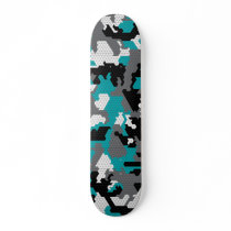 Polygoncamo1 Skate Deck