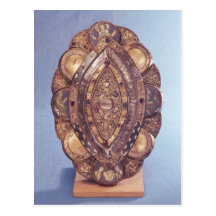 Polylobed elliptical reliquary postcards