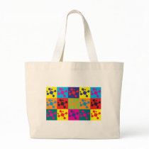 Polymer Chemistry Pop Art Tote Bag
