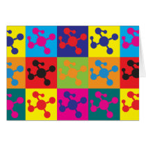 Polymer Chemistry Pop Art Card