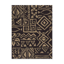 Polynesian Design Postcard