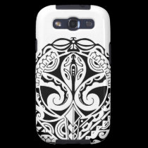 Polynesian mask tattoo design casemate cases