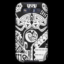 Polynesian tattoo case for Galaxy S3 casemate cases