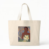 Polynesian Woman and Tiki by Arman Manookian, 1929 Canvas Bags