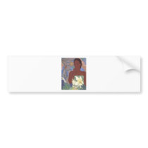 Polynesian Woman and Tiki by Arman Manookian, 1929 Bumper Sticker