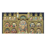 Polyptych With The Coronation Of The Virgin Overvi Photo Card