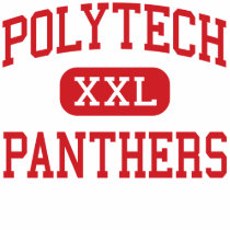 Polytech - Panthers - High - Woodside Delaware t-shirts