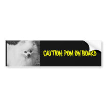 : POM ON BOARD bumper stickers by GingerBarritt : POM ON BOARD bumper stickers