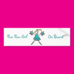 Pom Pom Girl Bumper Sticker