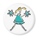 Pom Pom Girl magnet