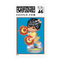 Pom Pom Girl stamp