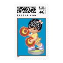 Pom Pom Girl stamps