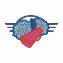 Pom-pons and Megaphone embroidered shirts by ZazzleEmbroidery Pom-pons and Megaphone embroidered shirts