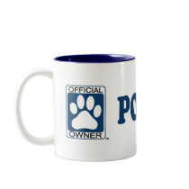 Pom-Silk Blue mugs by GenuineDogOwner Pom-Silk Blue mugs