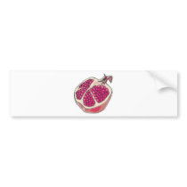 pomegranate bumper stickers by doonidesigns pomegranate bumper stickers