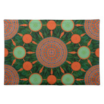 Pomegranate Mandala Array Placemat