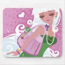 Pomegranate Marshmallow mousepads
