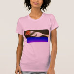 Pomegranate on fork t-shirt