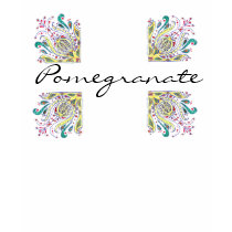 "Pomegranate" Theresa Hartman t-shirts