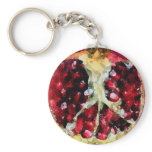 Pomegranate Watercolor - Key Chain