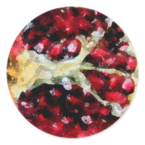 Pomegranate Watercolor - sticker