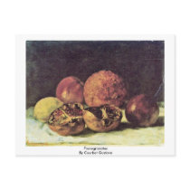 Pomegranates By Courbet Gustave Postcards