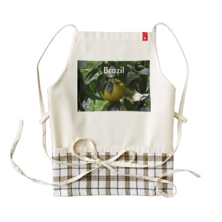 Pomelo del Brasil Delantal Zazzle HEART