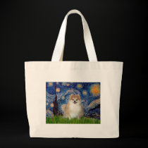 Pomeranian 1 - Starry Night bags