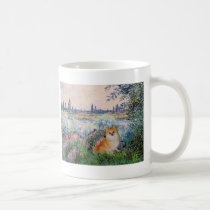 Pomeranian 3 - By the Seine mugs