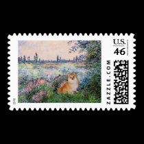 Pomeranian 3 - By the Seine stamps