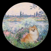 Pomeranian 3 - By the Seine stickers