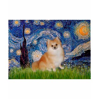 Pomeranian 3 - Starry Night shirt