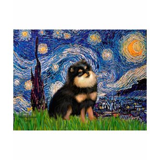 Pomeranian (BT) - Starry Night shirt