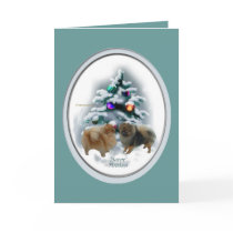 Pomeranian Christmas Gifts cards