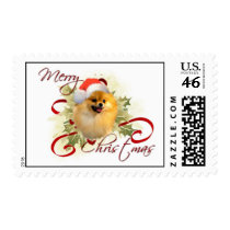Pomeranian Christmas Stamps