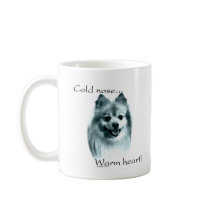 Pomeranian Cold Nose Warm Heart mugs by GreyWolfCreation Pomeranian Cold Nose Warm Heart mugs