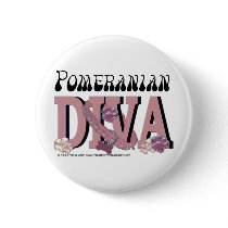 Pomeranian Diva buttons