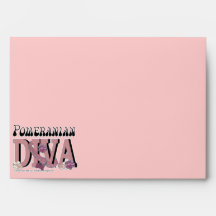Pomeranian DIVA Envelopes