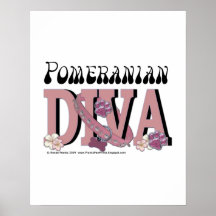Pomeranian DIVA Poster