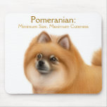 Pomeranian Dog Cuteness Mousepad Pomeranian Dog Cuteness Mousepad