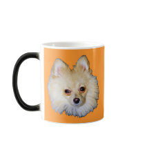 Pomeranian Dog Mug mugs