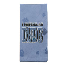 Pomeranian DUDE Cloth Napkin
