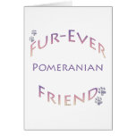Pomeranian Furever Tarjeton