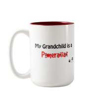 Pomeranian Grandchild mugs by dogwiregifts Pomeranian Grandchild mugs