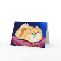 Pomeranian Greeting Cards