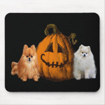 Pomeranian Halloween Mousepad by normagolden Pomeranian Halloween Mousepad