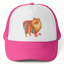 Pomeranian Trucker Hats