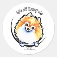Pomeranian IAAM Sticker