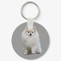 Pomeranian Keychain by normagolden Pomeranian Keychain