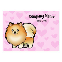 Pomeranian Love Business Card